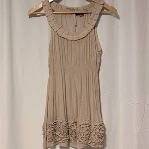 Forever 21 Tan Sleeveless Top NWOT